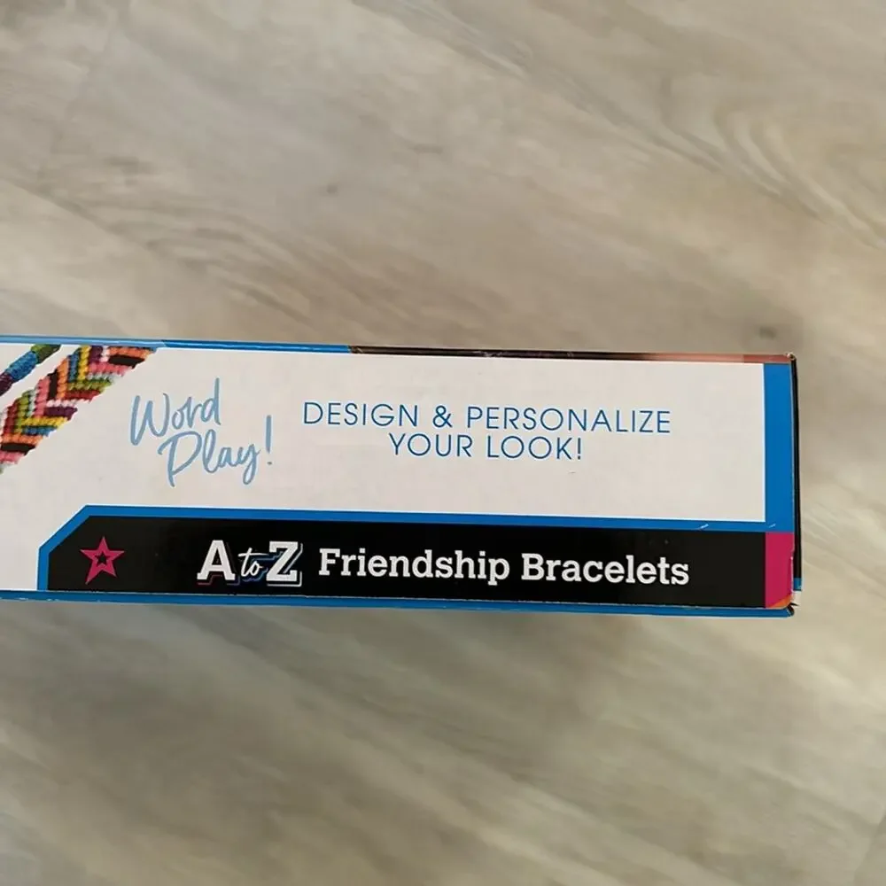 Crazy Art My Look A to Z friendship bracelet making kit nwt in box art create